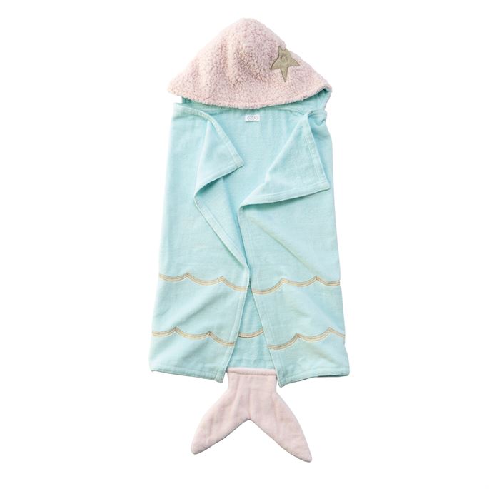 Mud Pie Baby Hooded Towel - Mermaid
