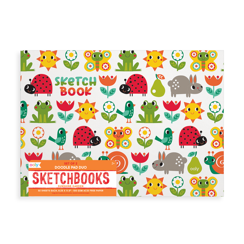 Sunshine Garden Doodle Pad Duo