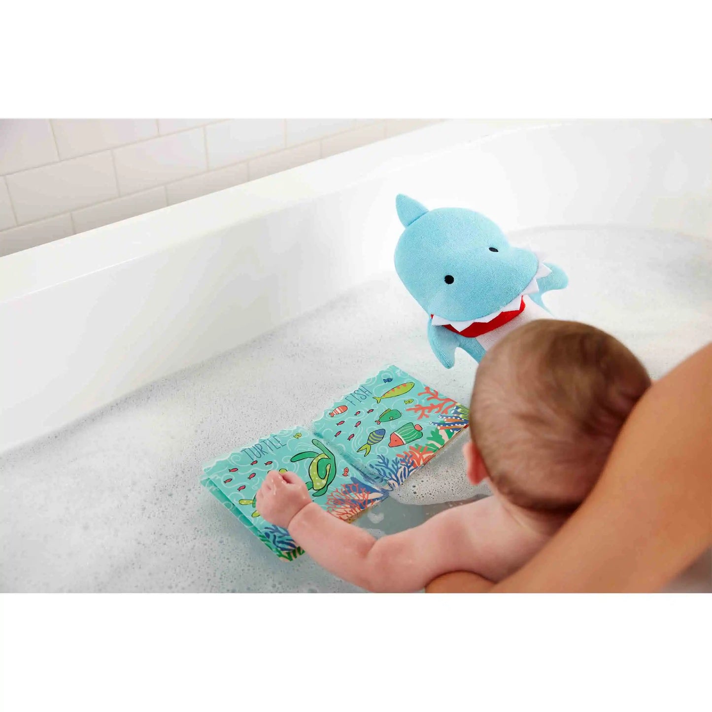 Shark Bath Book & Mitt Set