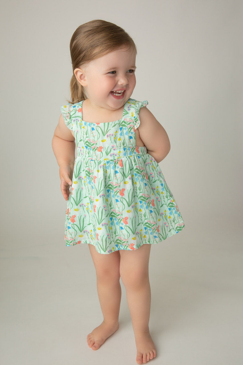 Angel Dear Pinafore Top and Bloomer Set - Summer Morning