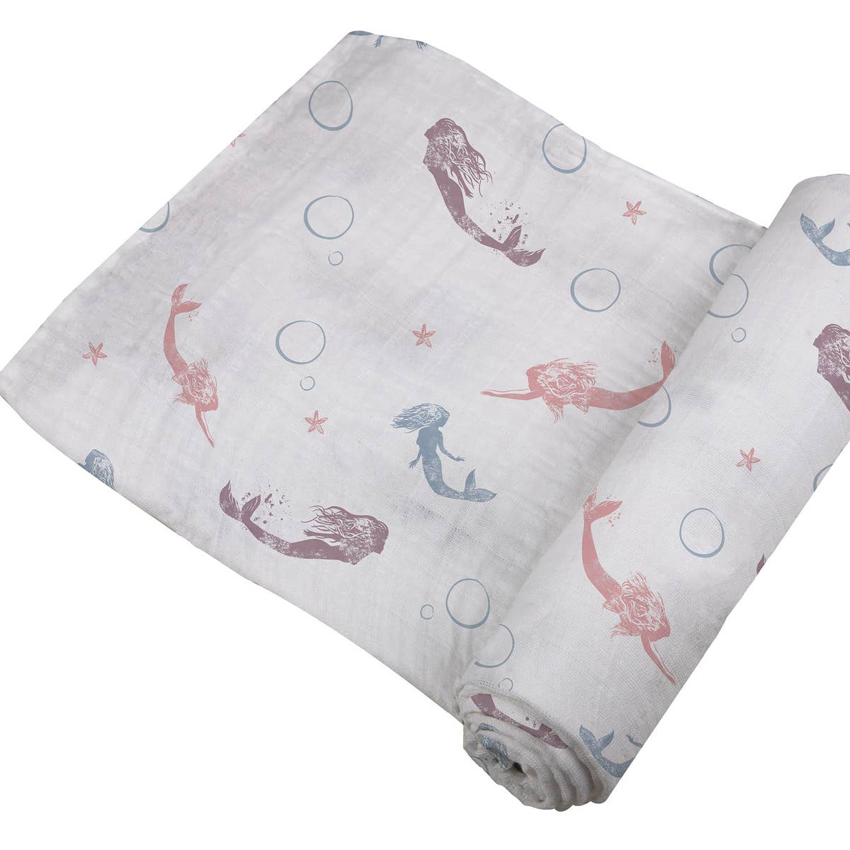 Mermaids Bamboo Muslin Swaddle Blanket
