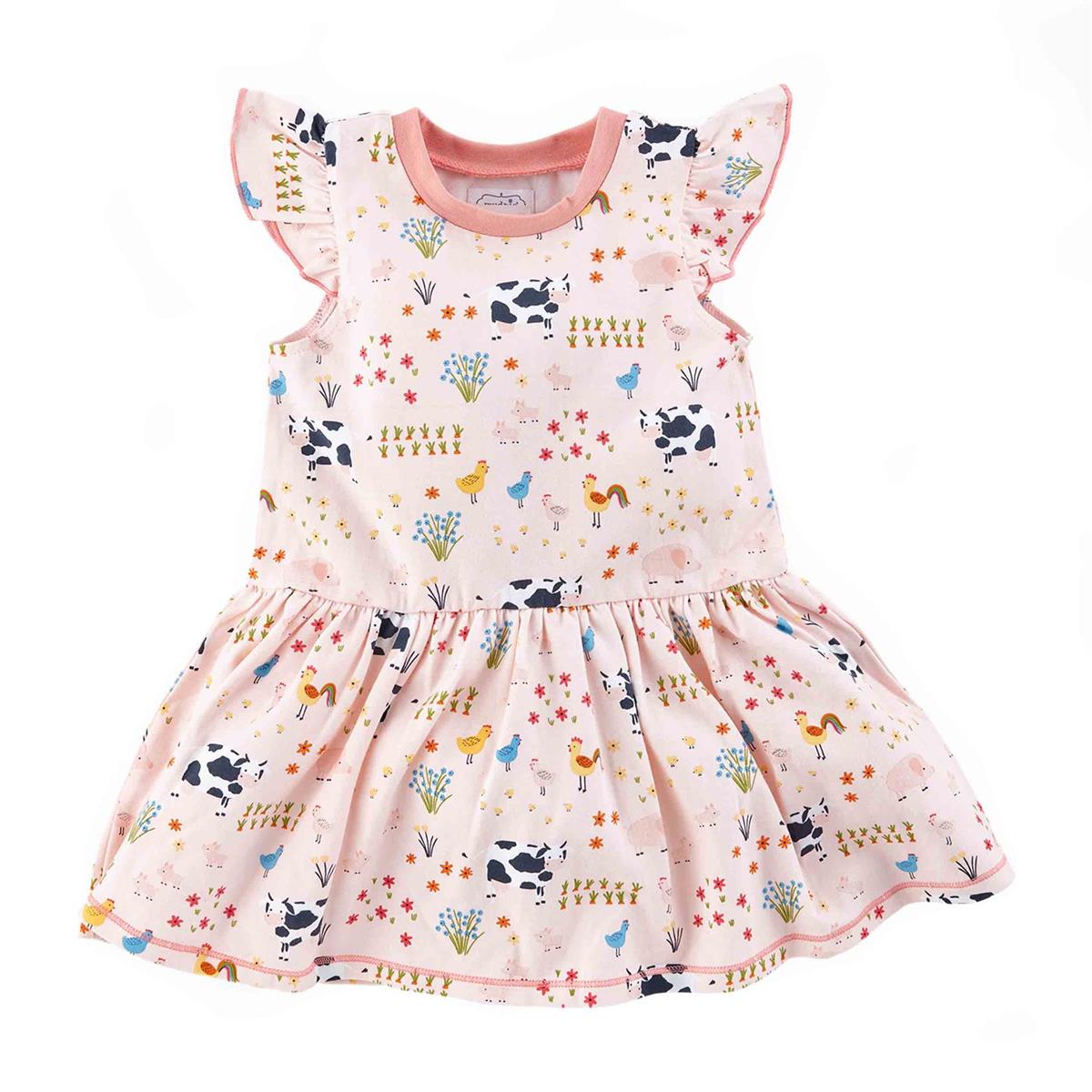 Farm Print T-Shirt Dress