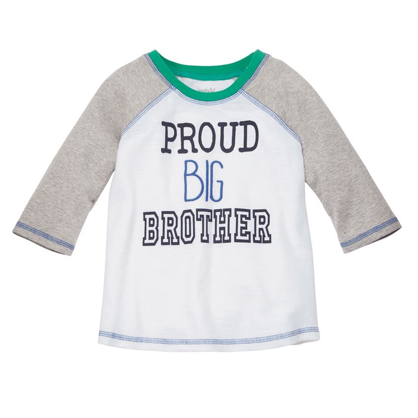 Mud Pie Proud Big Brother Cotton T-Shirt