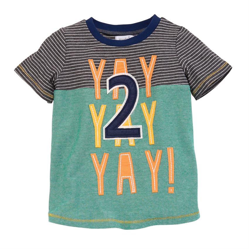 Mud Pie Yay Second Birthday T-Shirt