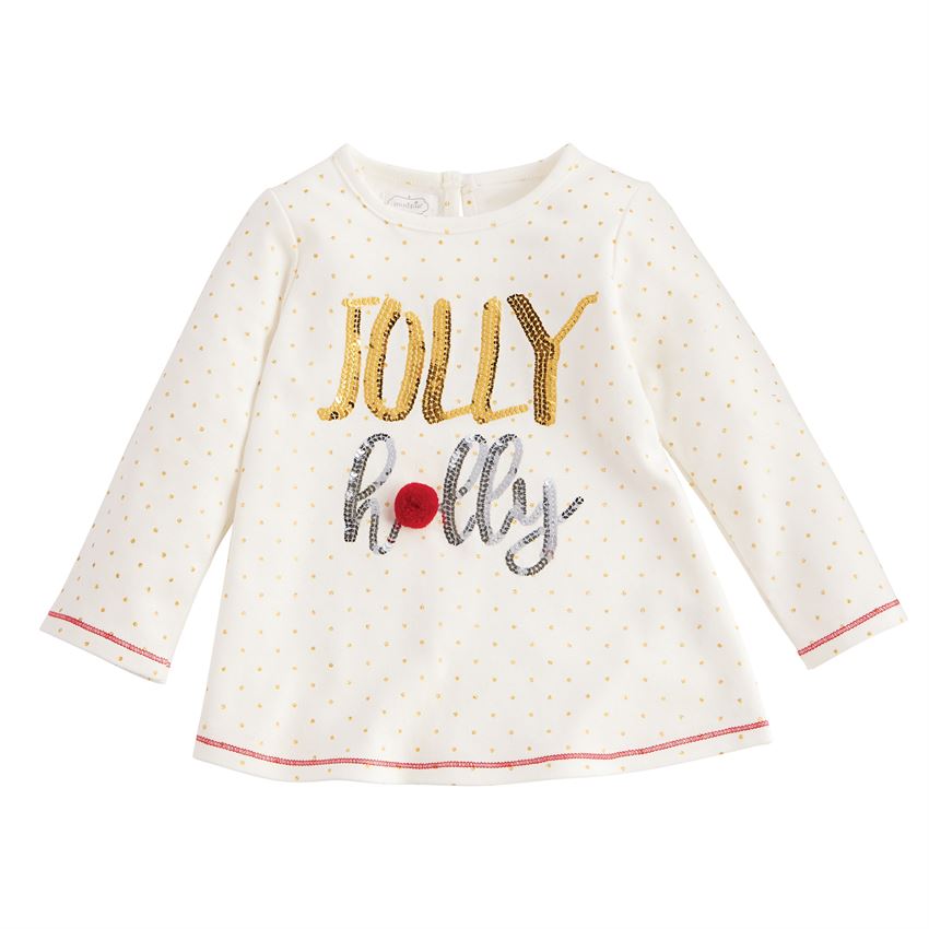 Mud Pie Christmas Dazzle Tunics - Jolly Holly