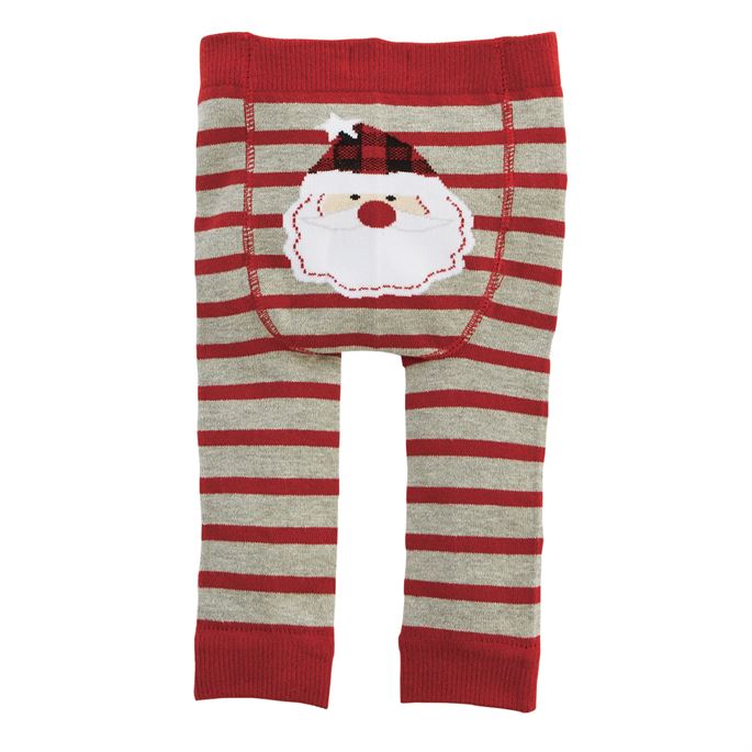 Santa Christmas Knitted Leggings