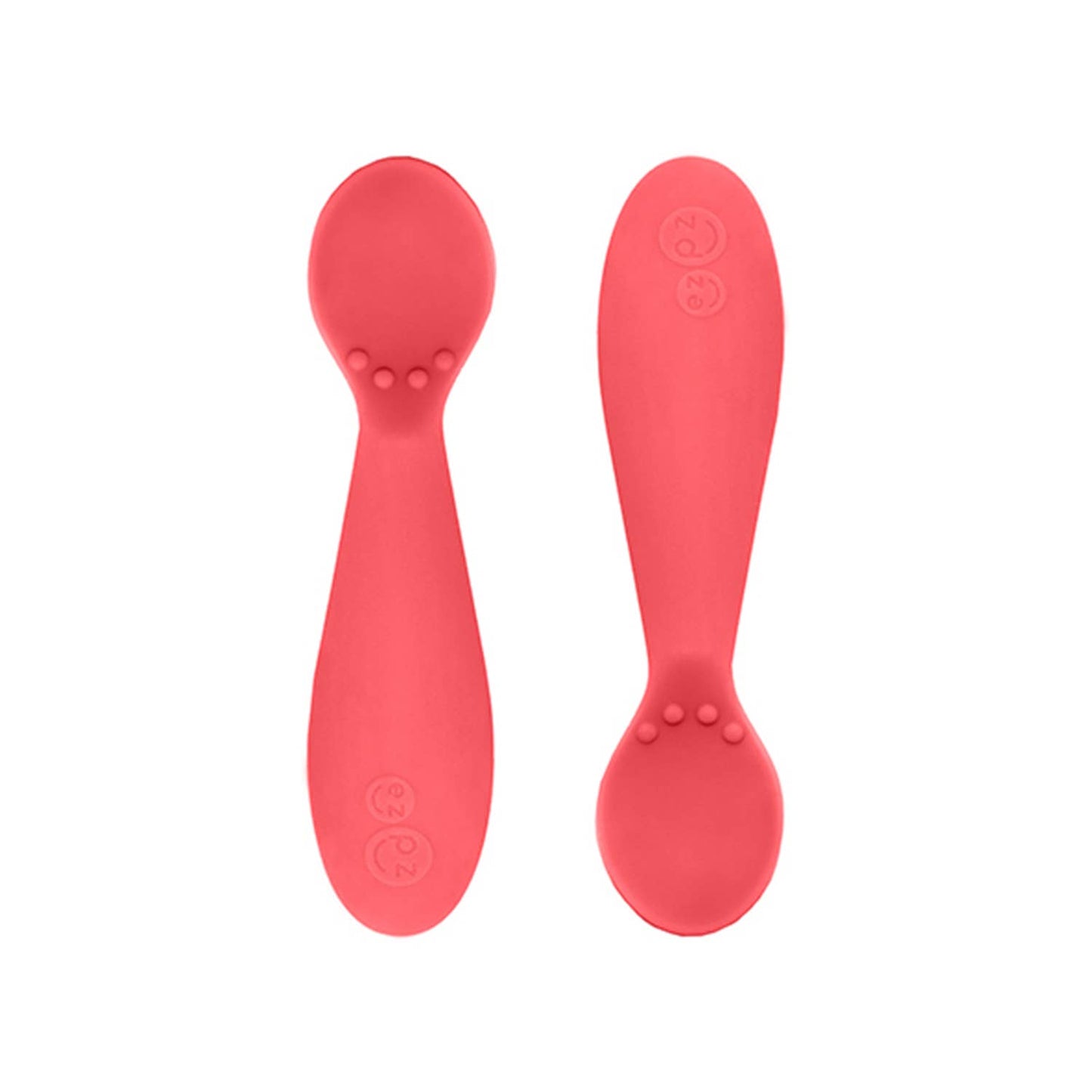 EZPZ The Tiny Spoon Twin-Pack - Coral