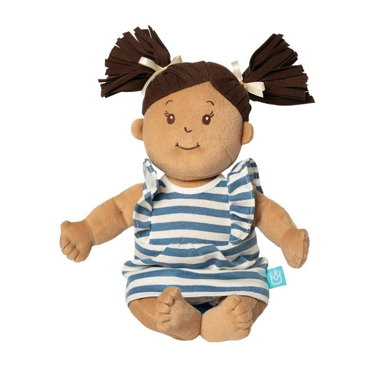 Baby Stella Beige Doll with Brown Pigtails