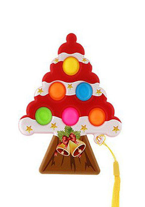 Christmas Tree Dimple Pop Fidget Toy