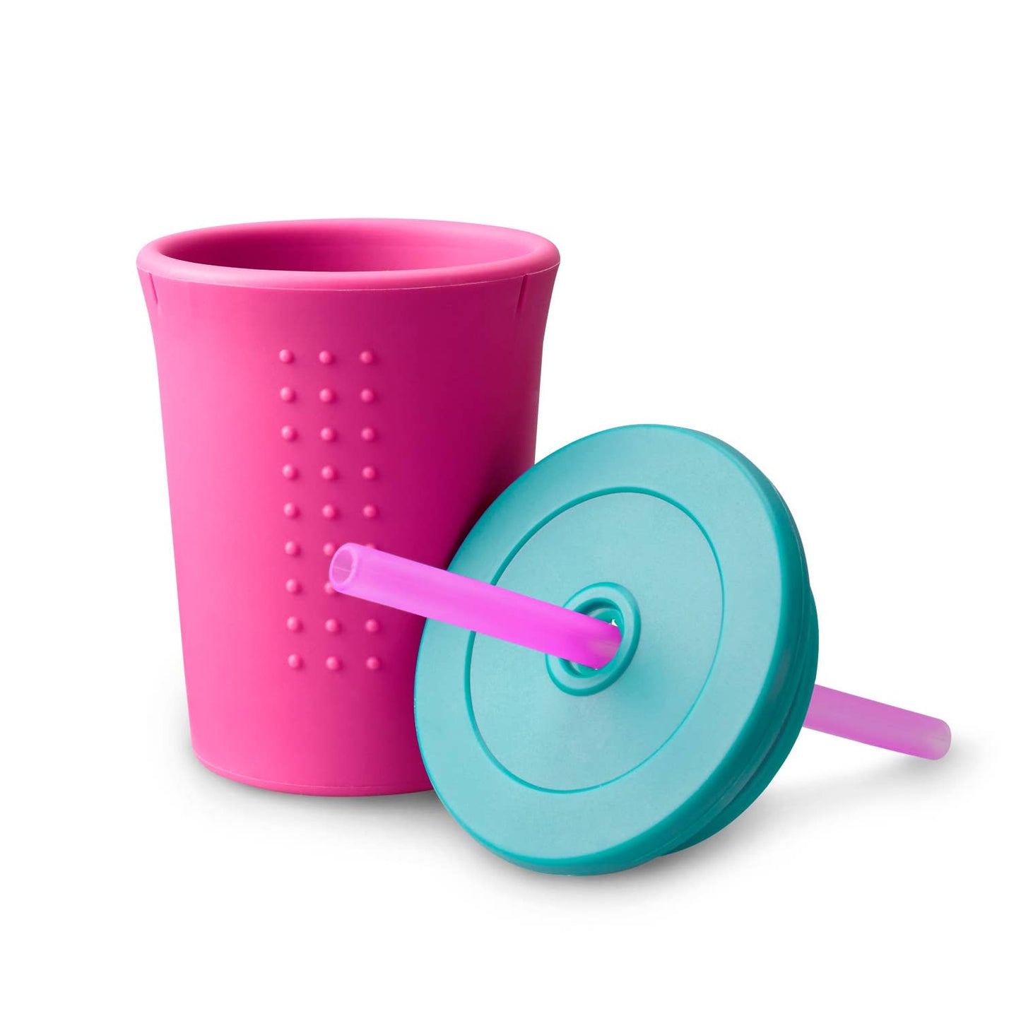 GOSILI 12oz Silicone Straw Cup