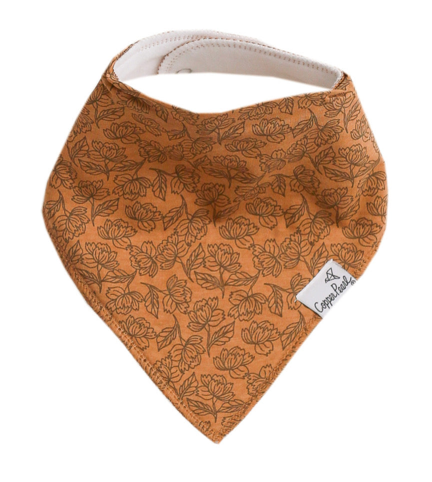 Copper Pearl Single Bandana Bibs - Eden