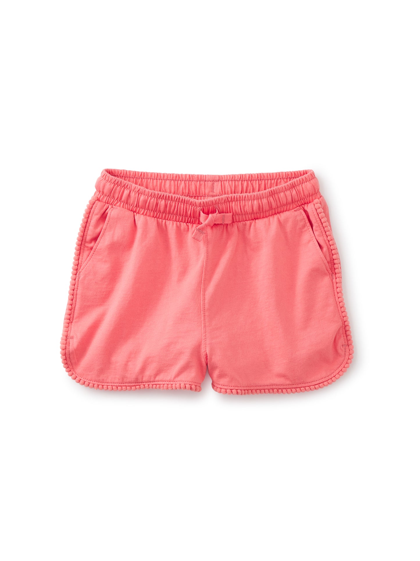 Sunset Pink Pom-Pom Gym Shorts