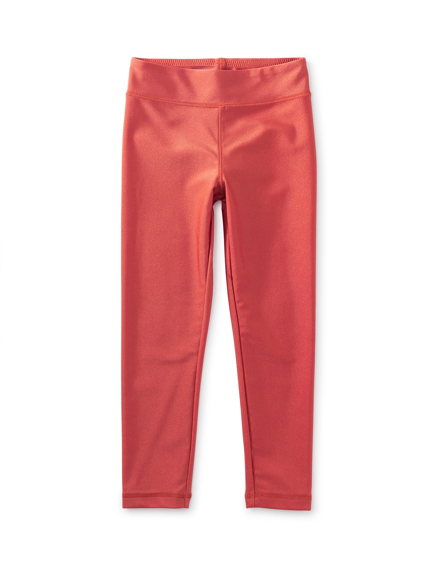 Copper Shiny Metallic Leggings