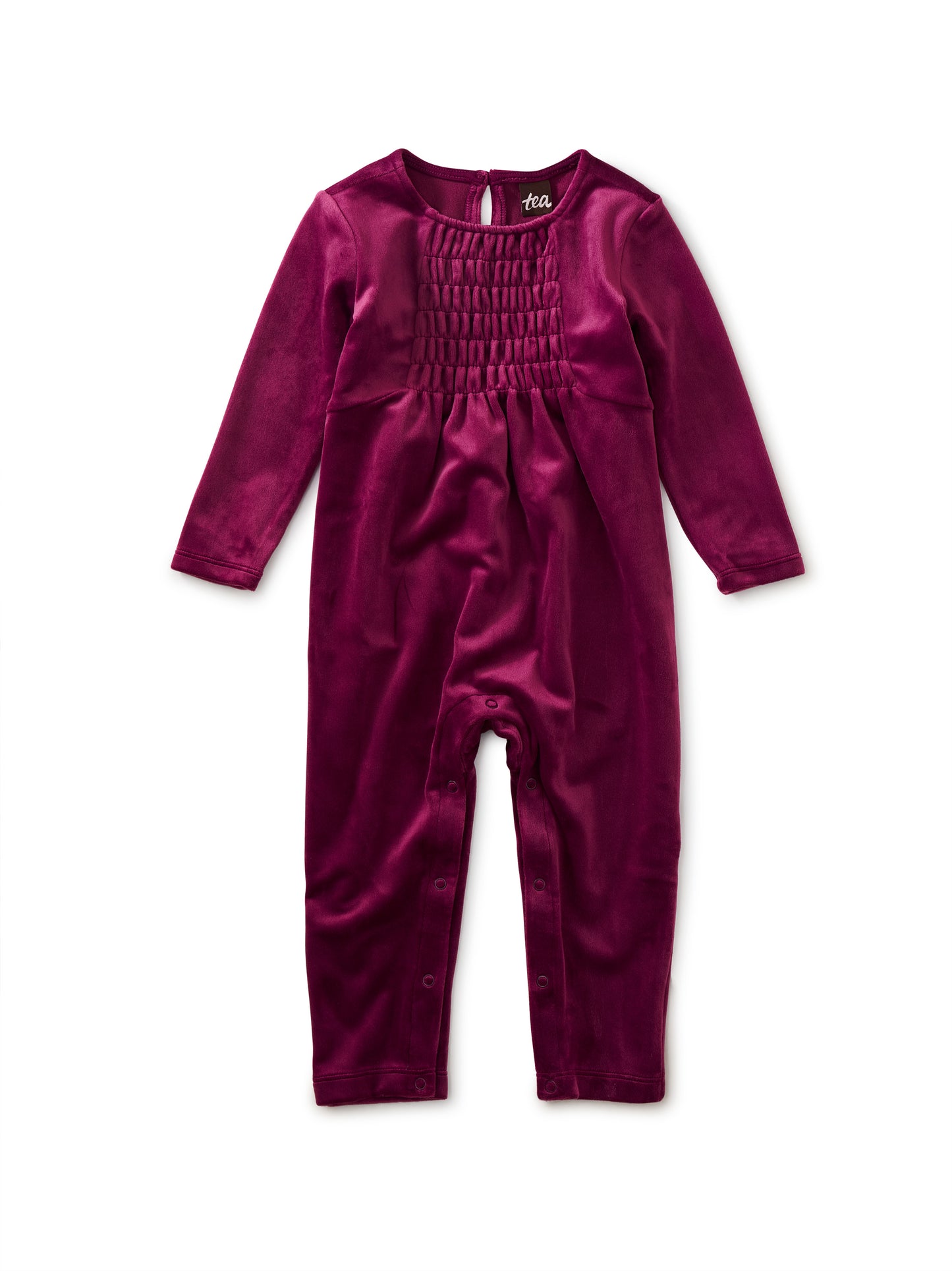 Cosmic Berry Velour Baby Romper