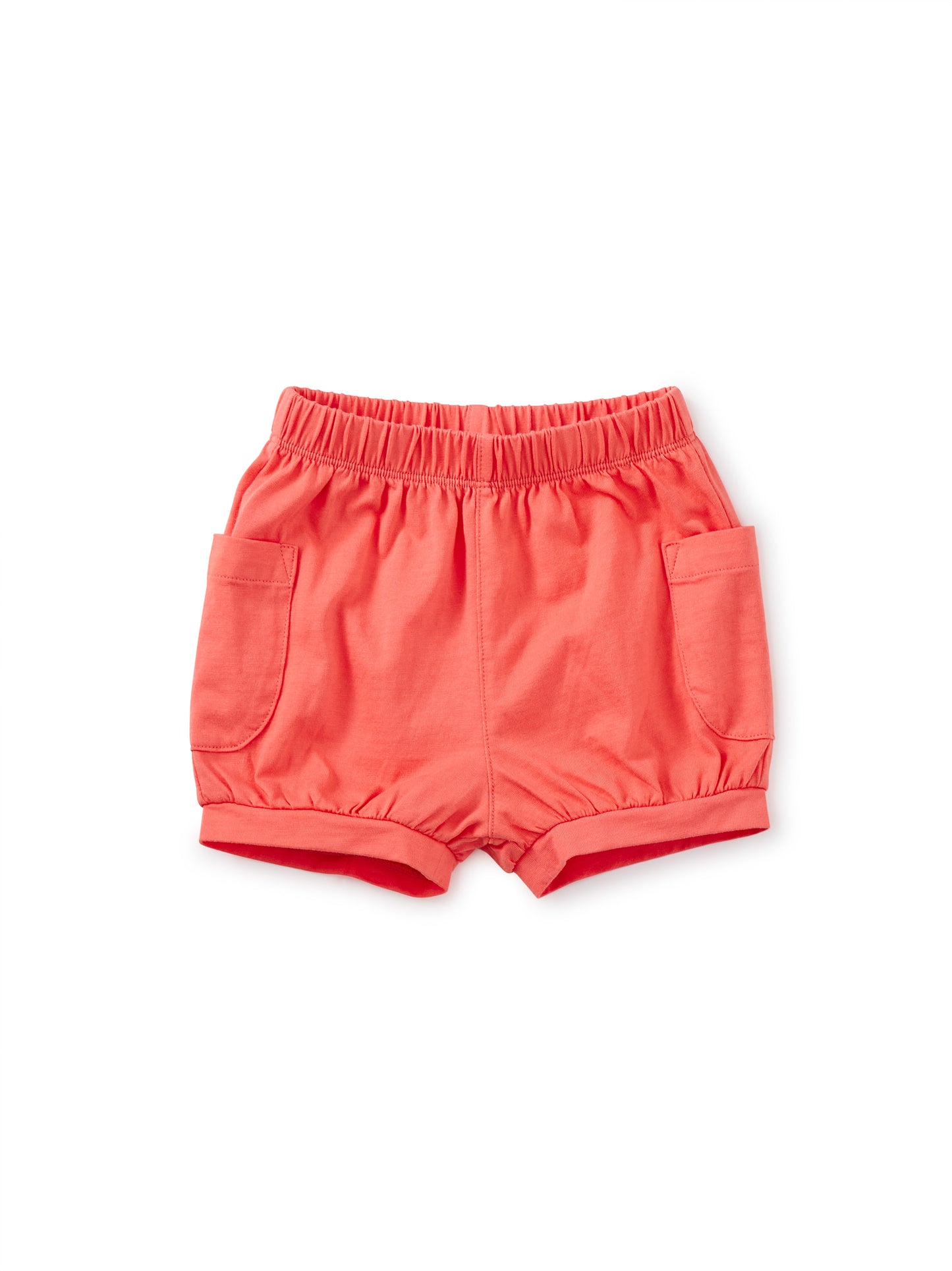 Sunset Pink Bubble Pocket Baby Shorts