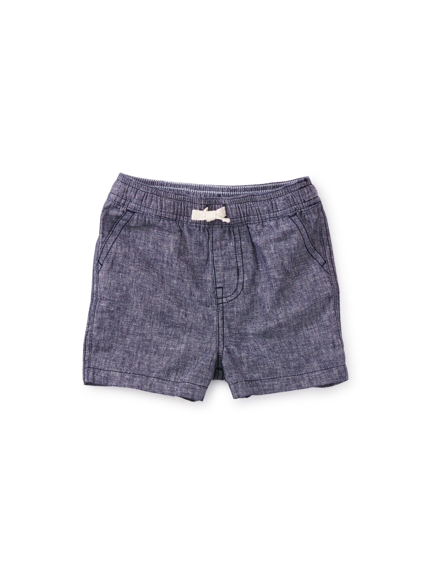 Indigo Chambray Baby Discovery Shorts