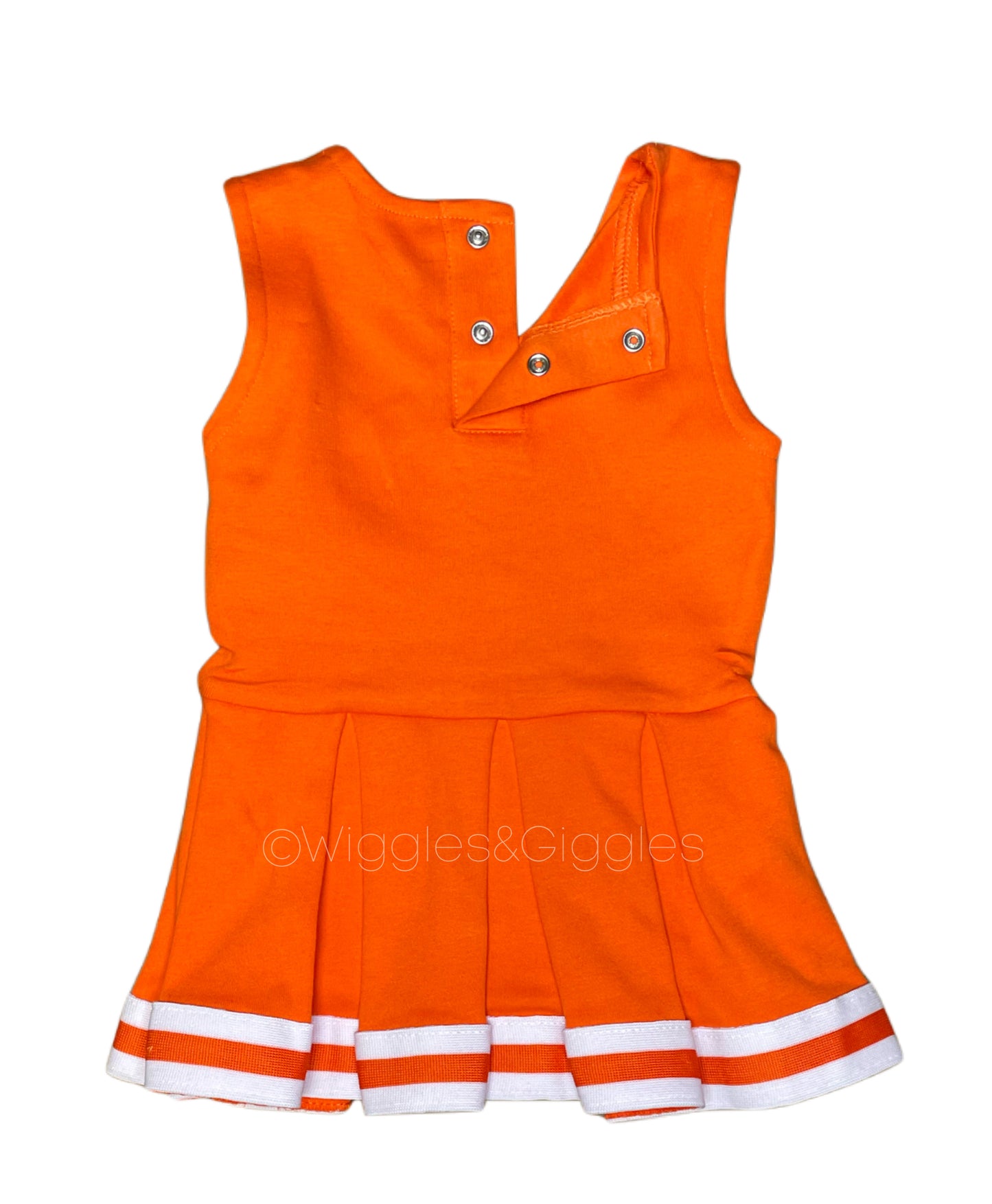 Cheerleader Bodysuit Dress - Orange/Orange - OSU