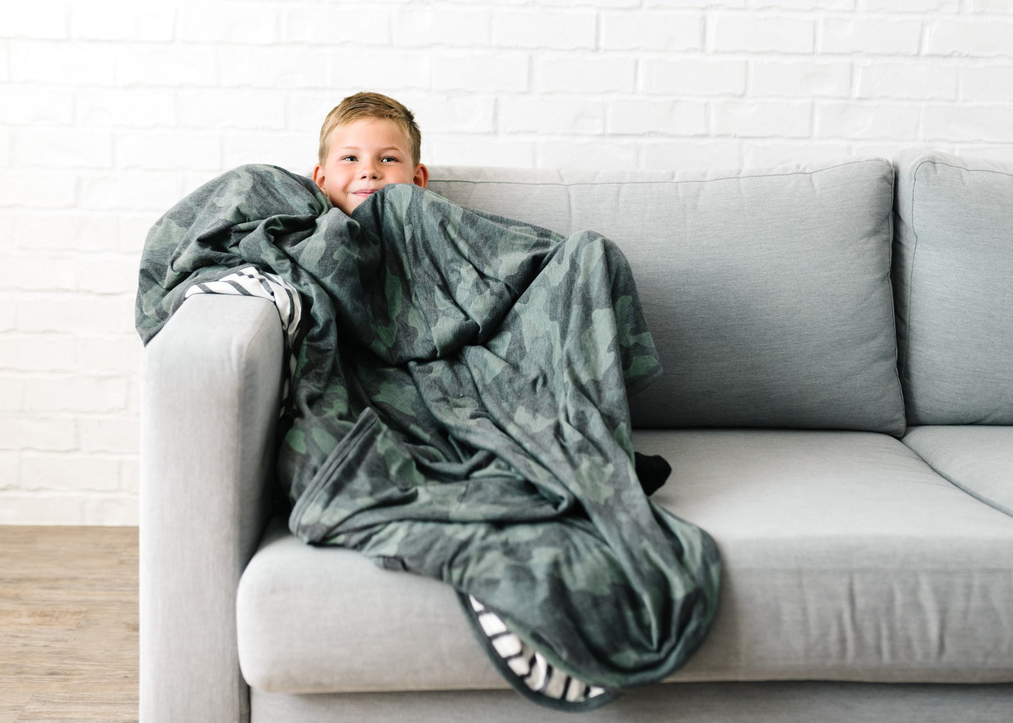 Copper Pearl 3-Layer Jumbo Stretchy Quilt - Hunter