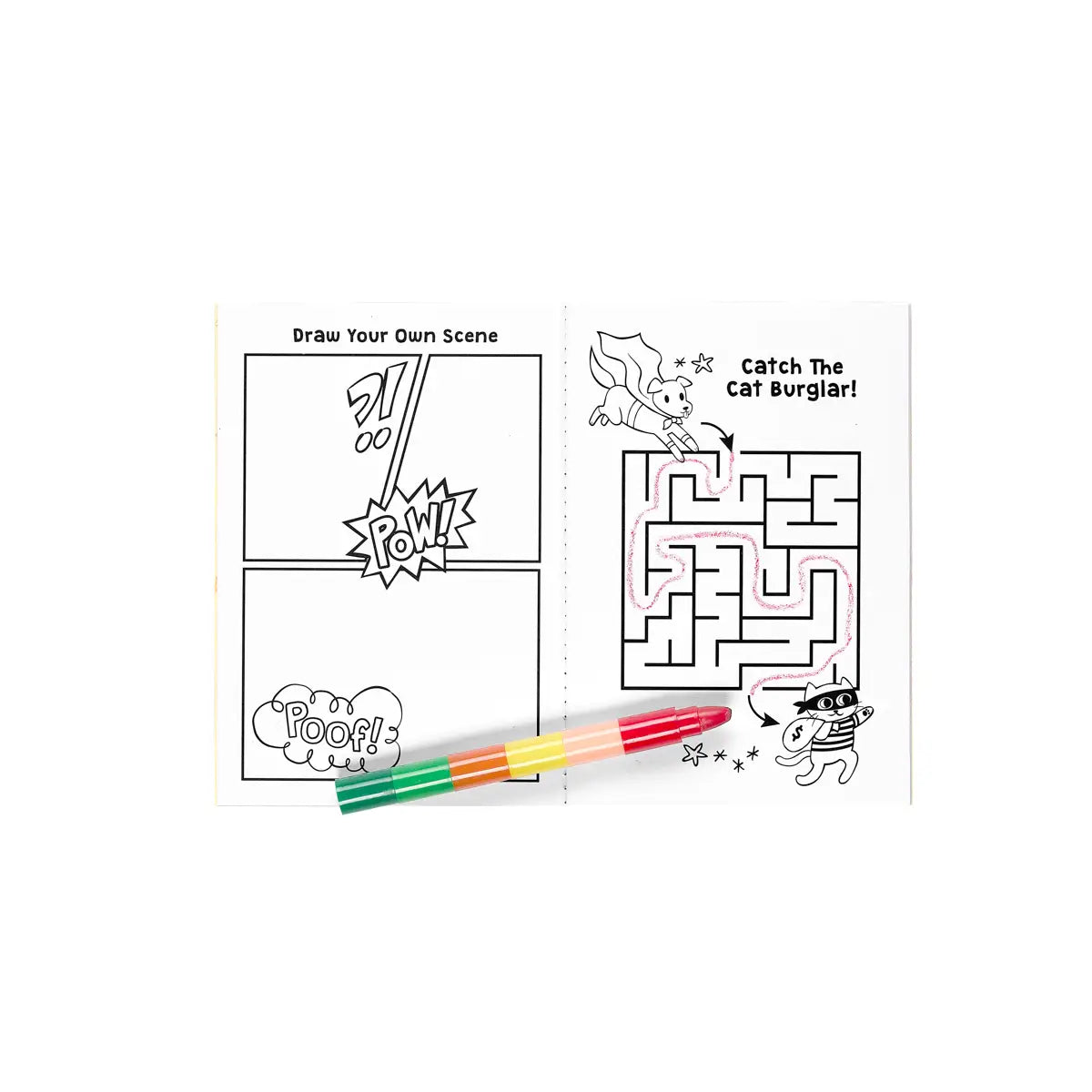 Mini Traveler Coloring + Activity Kit - Superkids & Pets