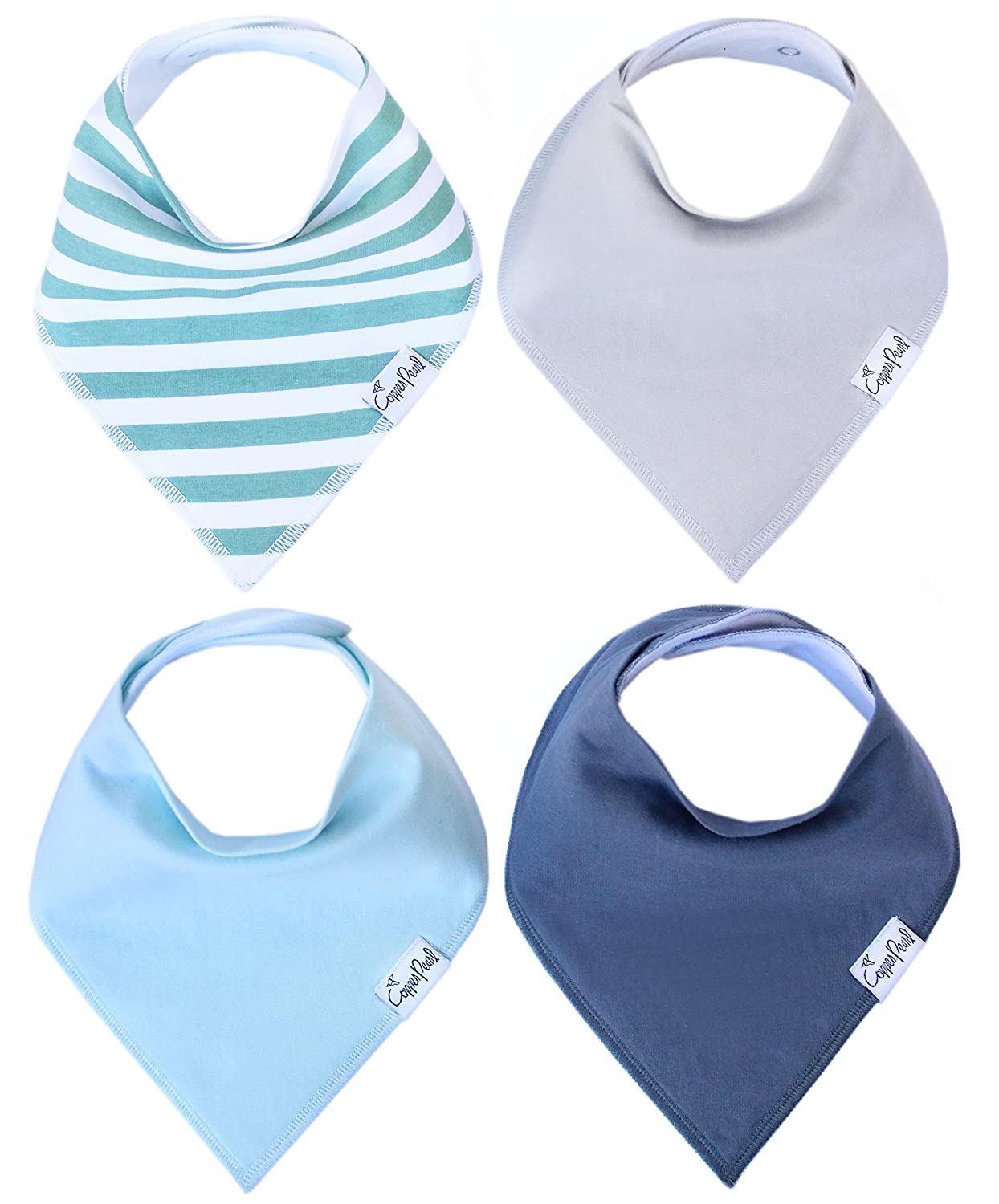 Copper Pearl Single Bandana Bibs - Oxford
