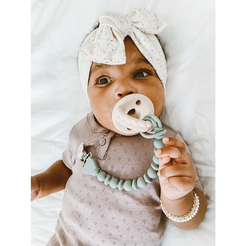 Sweetie Strap Pacifier Clip - Succulent Beaded