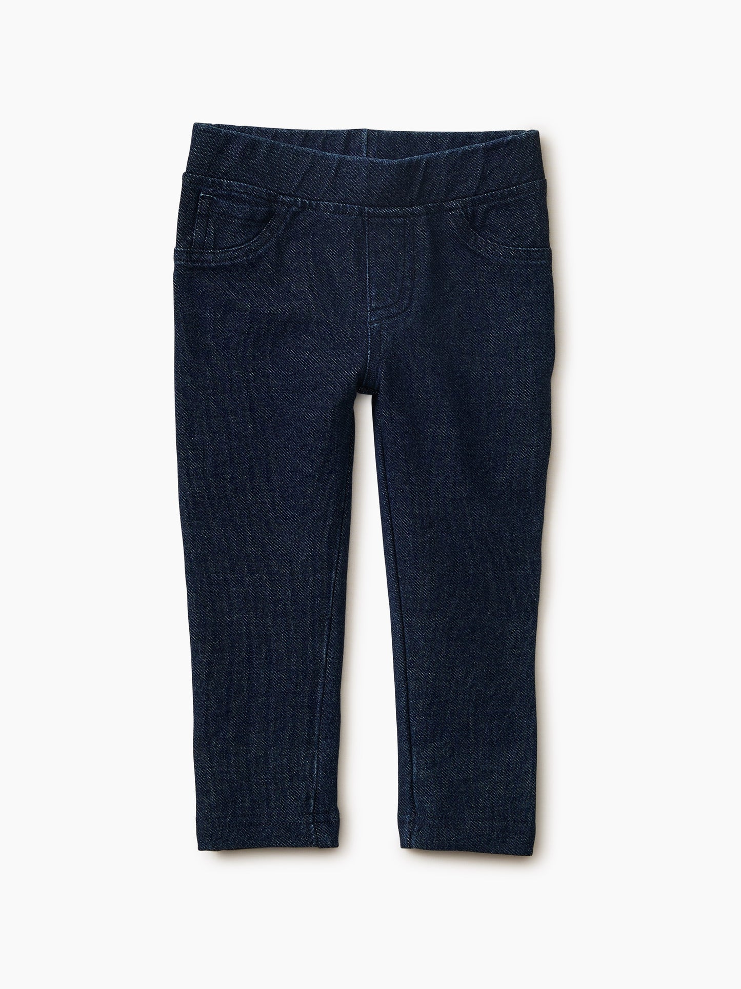 Tea Collection Stretch Denim-Like Pant - Dark Wash