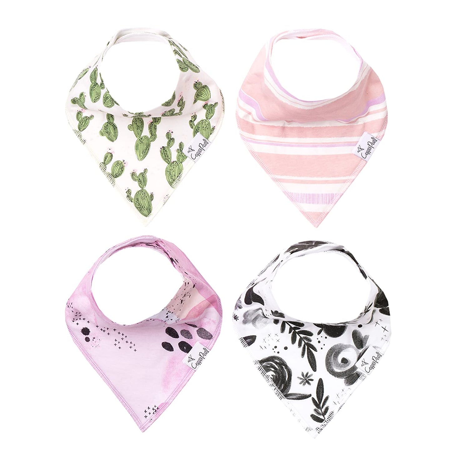 Copper Pearl Single Bandana Bibs - Sage