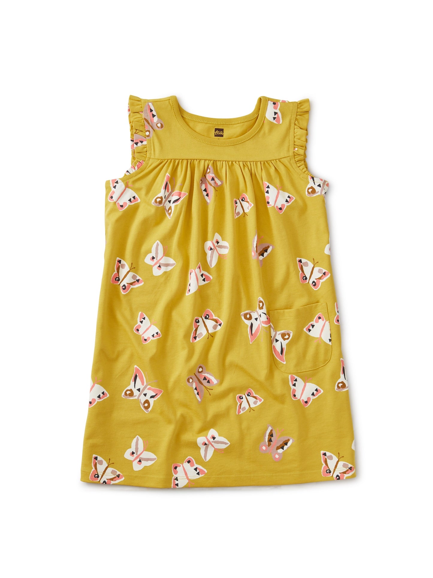 Tea Collection Mighty Mini Dress - Butterfly Acacia
