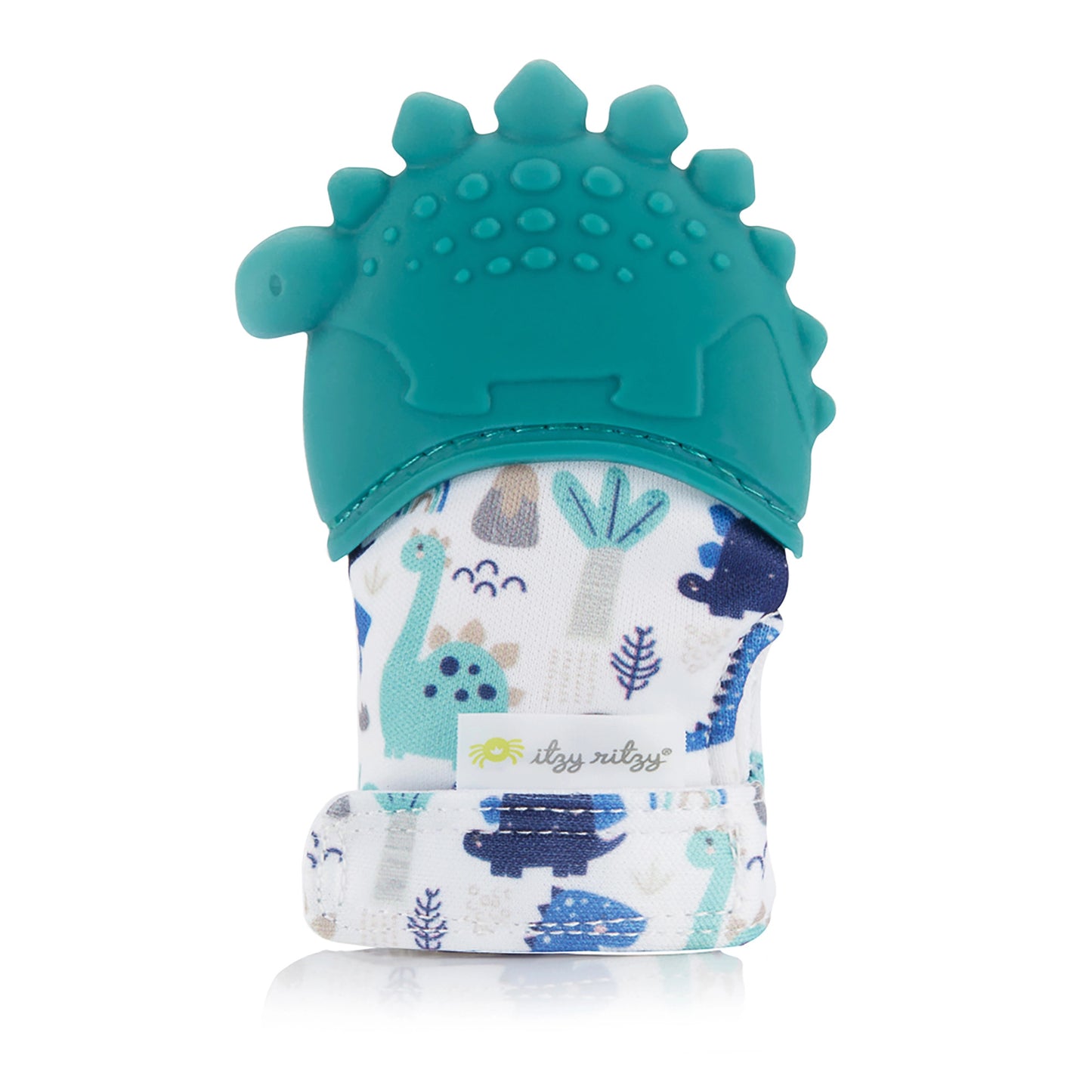 Itzy Ritzy Teething Mitt - Teal Dino
