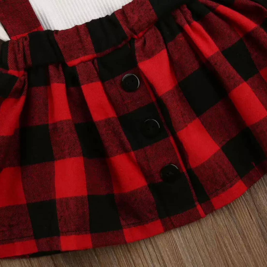 Plaid Baby Jumper - Lollipop Chic Bowtique