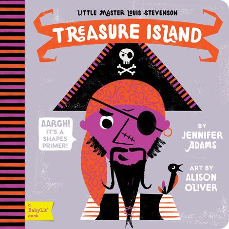 BabyLit Treasure Island Board Book