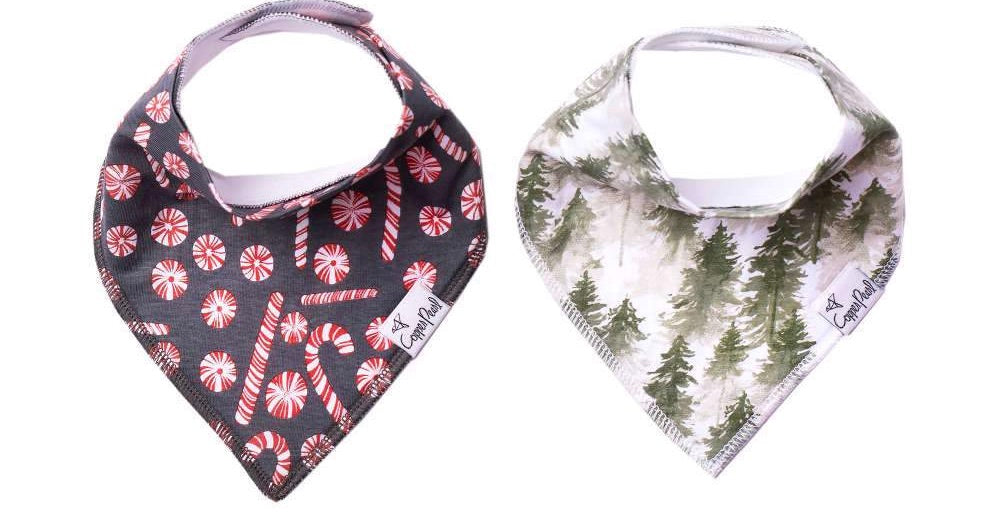 Copper Pearl 2pk Bandana Bibs - Jolly