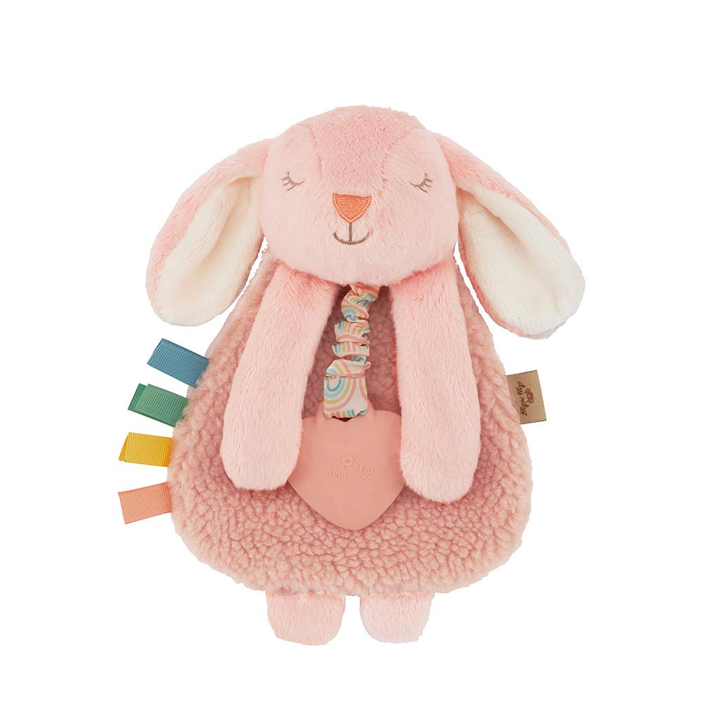 Ana the Bunny Plush Lovey with Silicone Teether