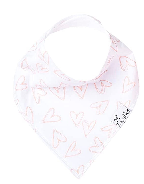 Copper Pearl Single Bandana Bibs - Lola