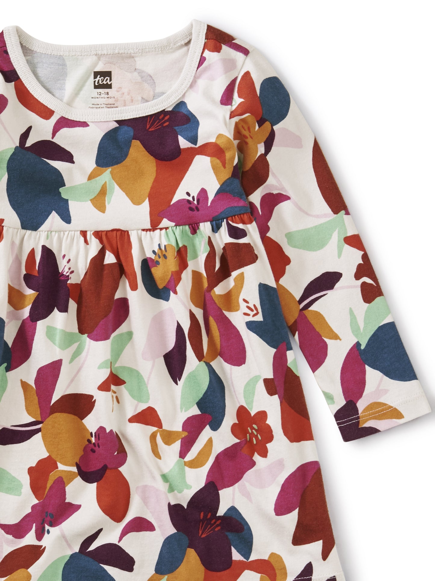 Tea Collection Empire Baby Dress - Amazonia Orchids