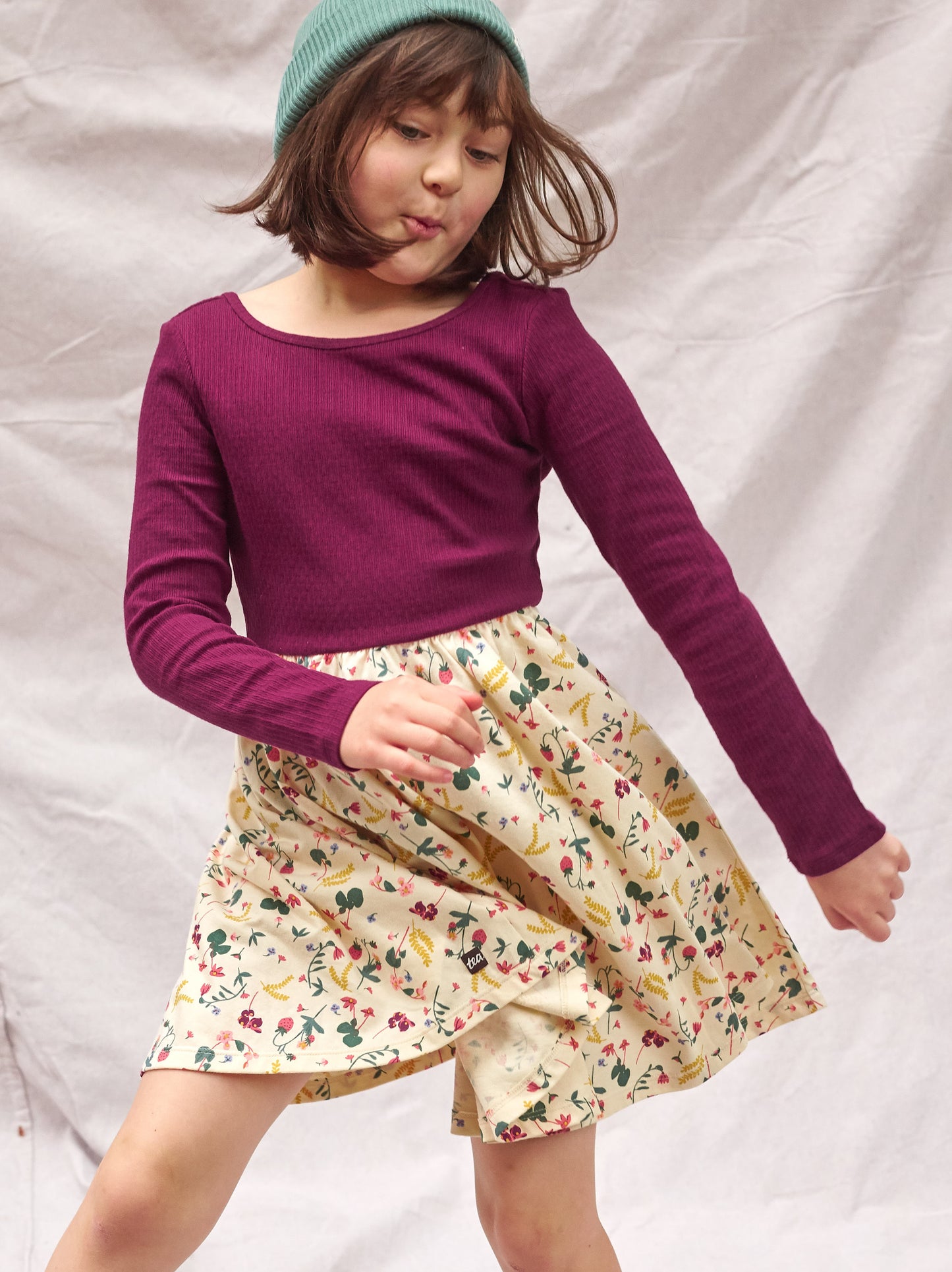 Tea Collection Ballet Skirted Dress - Ripe Strawberry