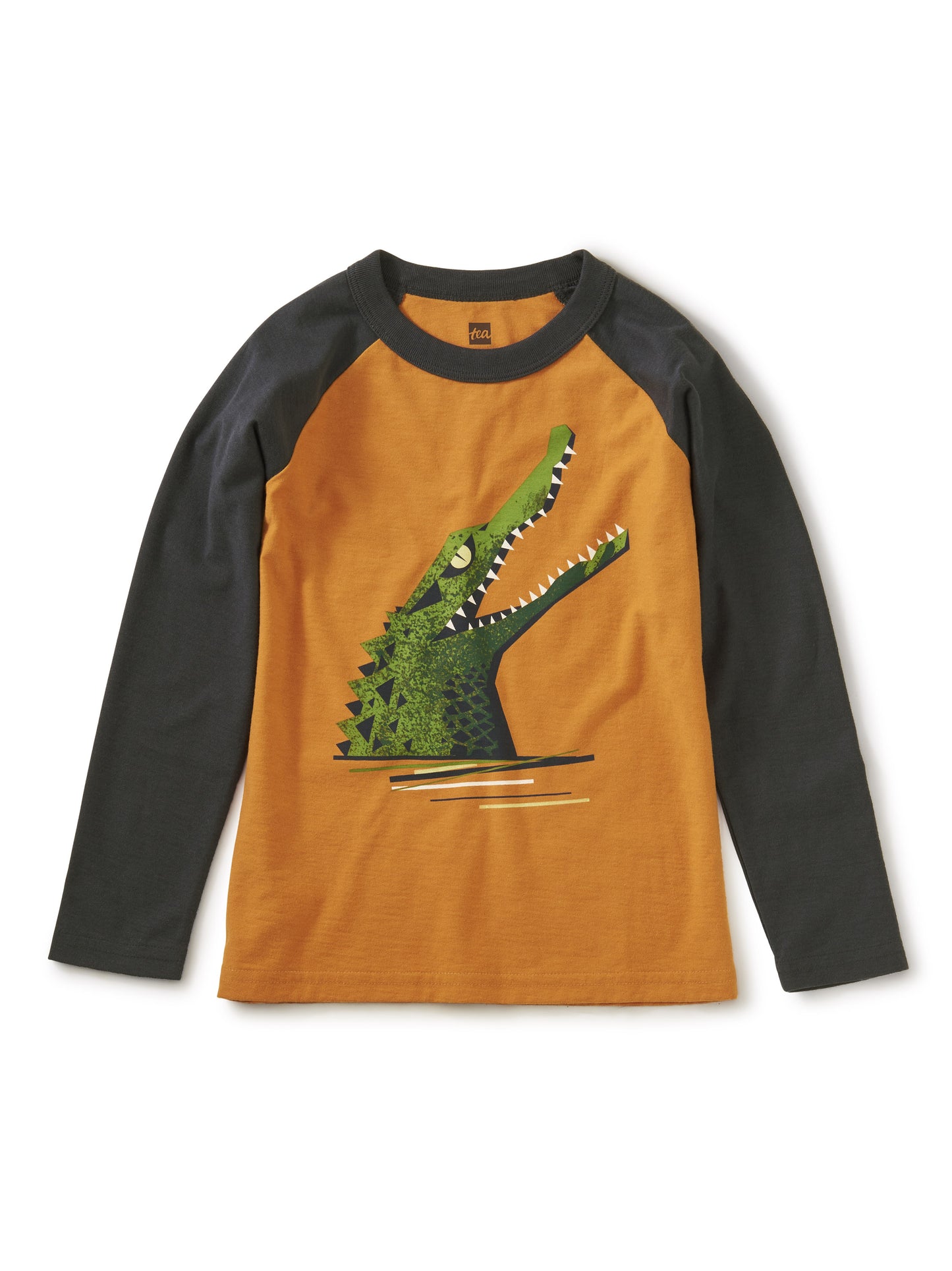 Tea Collection Chomp Raglan Graphic Tee