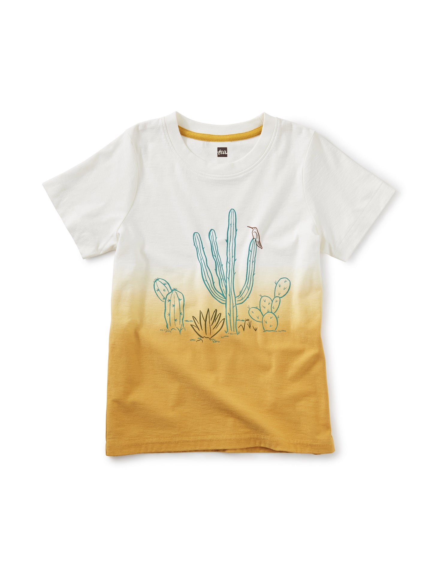 Tea Collection Prickly Dip-Dye Graphic Tee