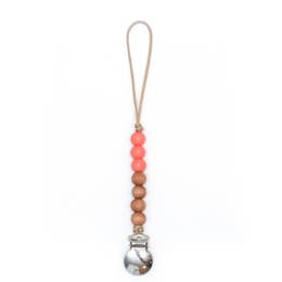 Cora Pacifier Clip - Sherbet