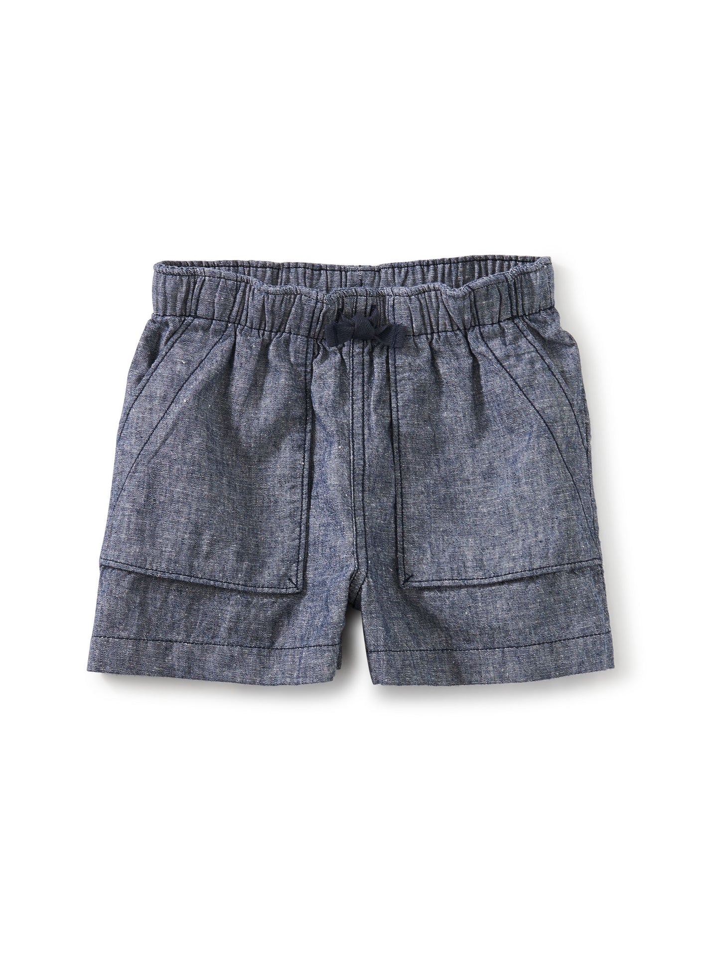 Chambray Camp Shorts