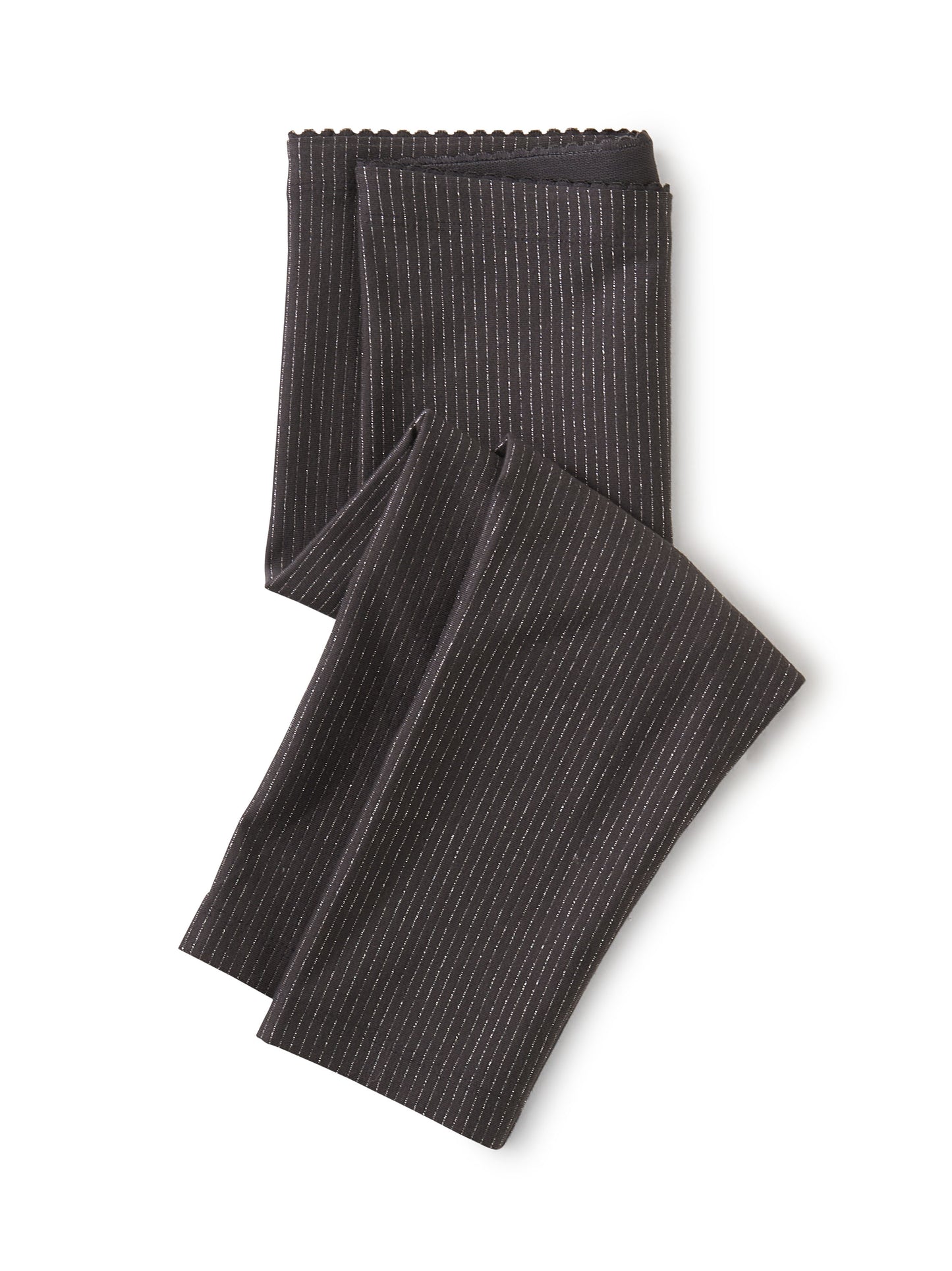 Sparkle Stripe Capri Leggings - Pepper