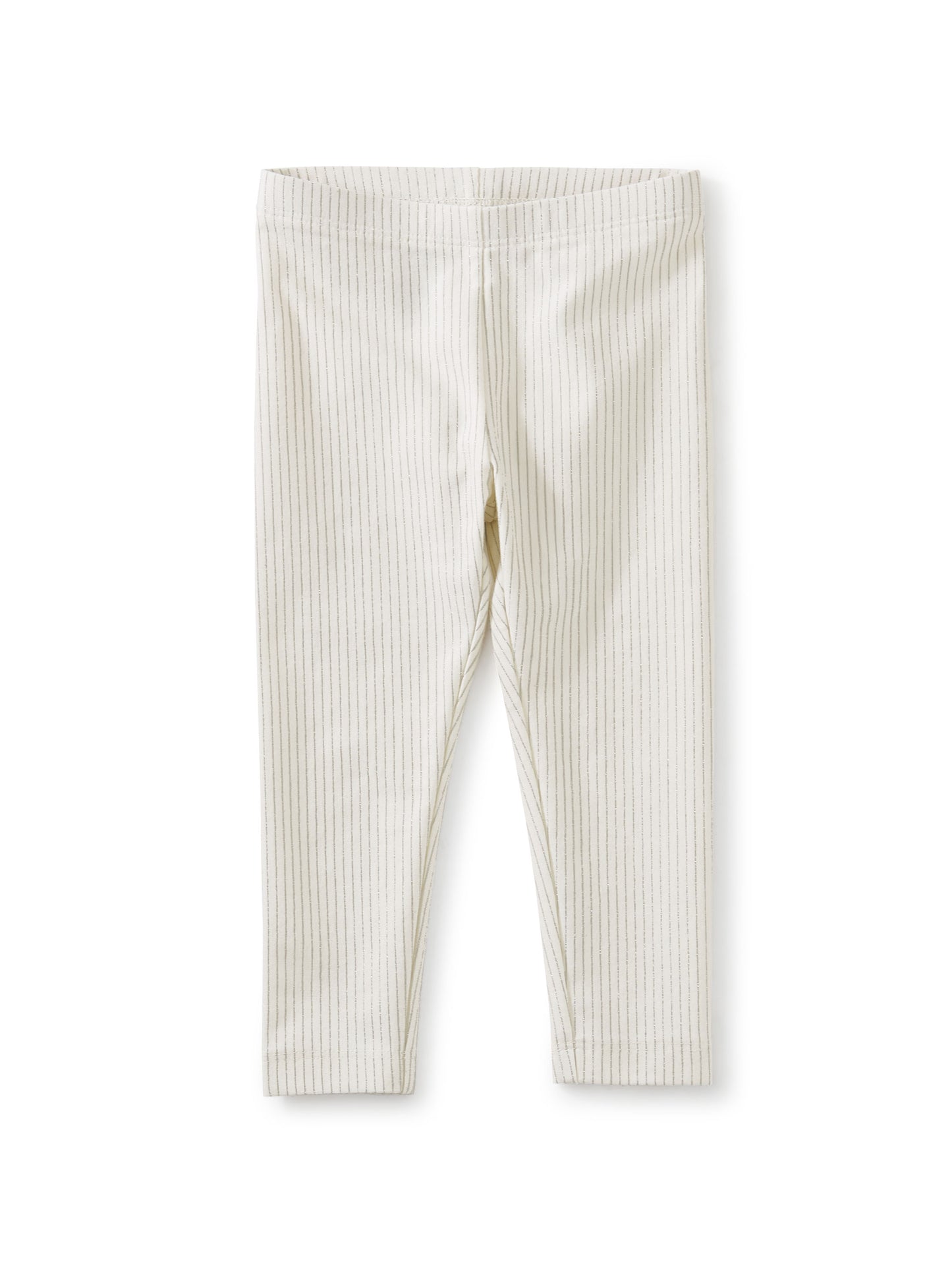 Sparkle Stripe Baby Leggings - Chalk