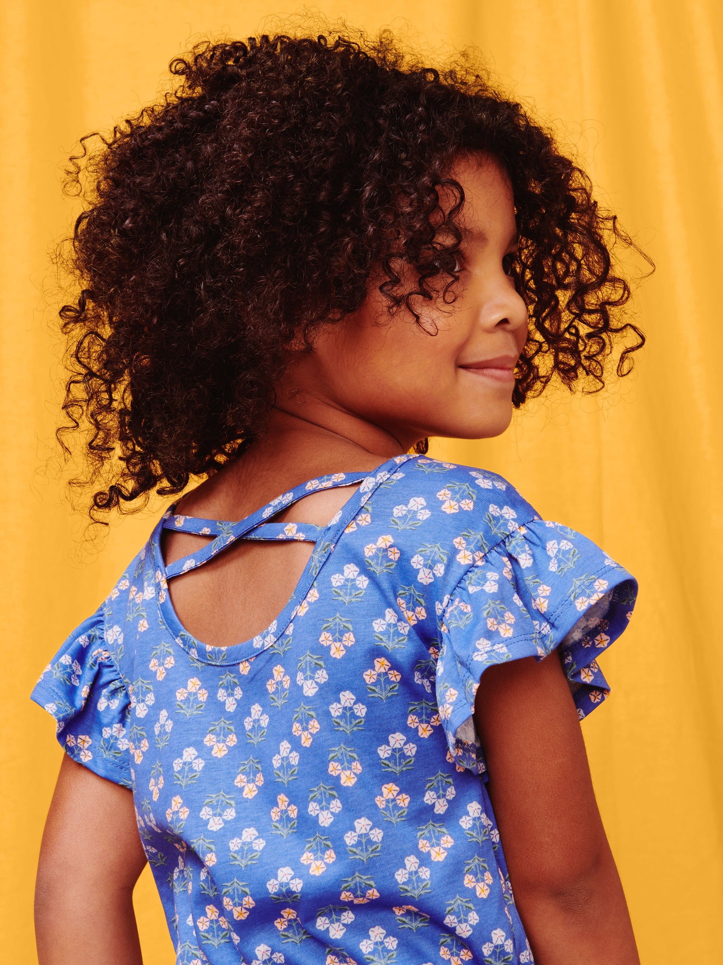 What's the Scoop Jumpsuit - Flores in Mariner