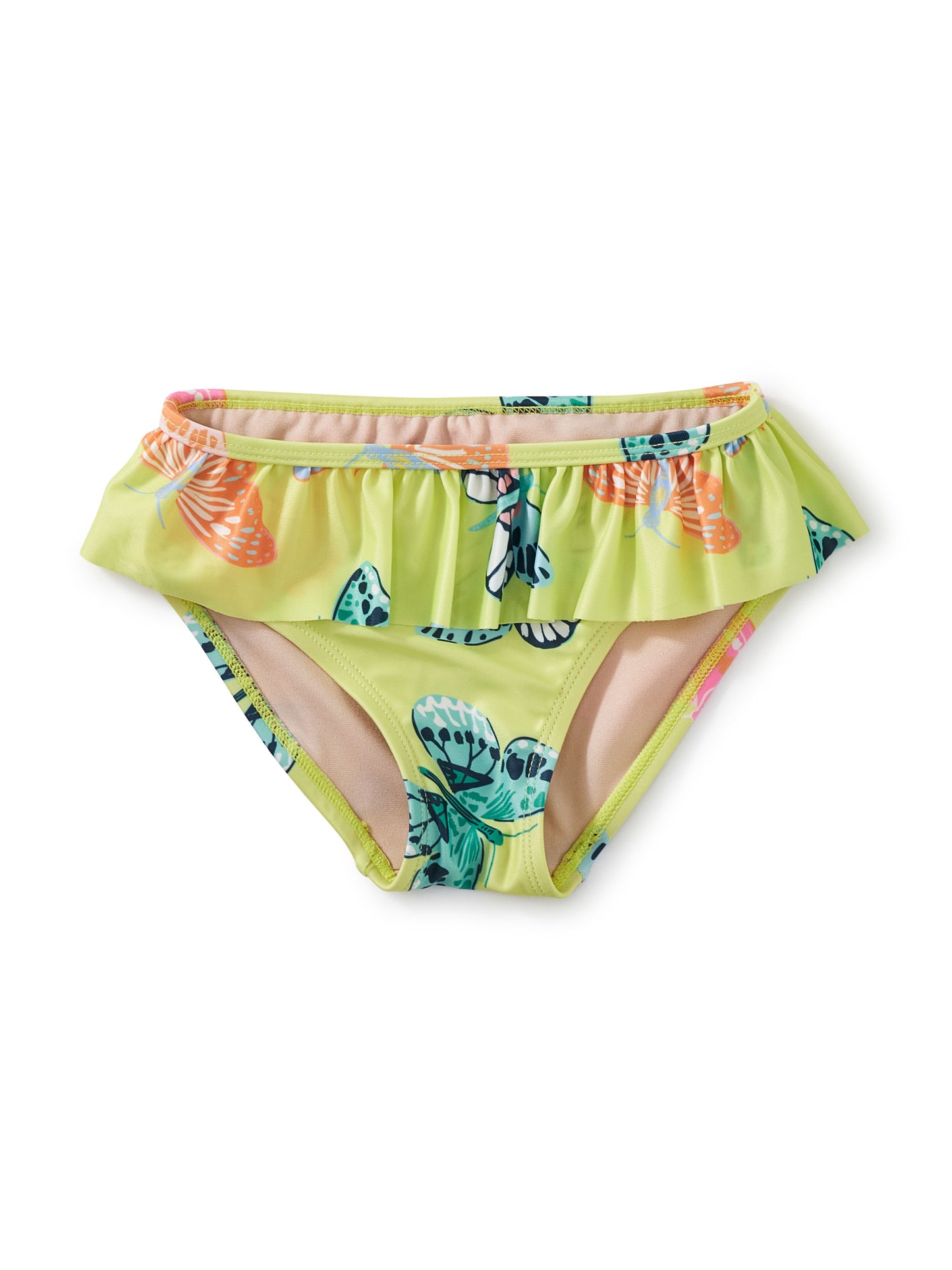 Ruffled Bikini Botom - Gossamer Glow