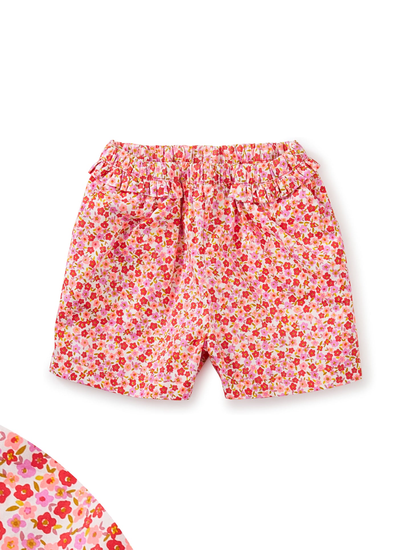 Flutter Detail Culottes - Wildflowers in Scarlet