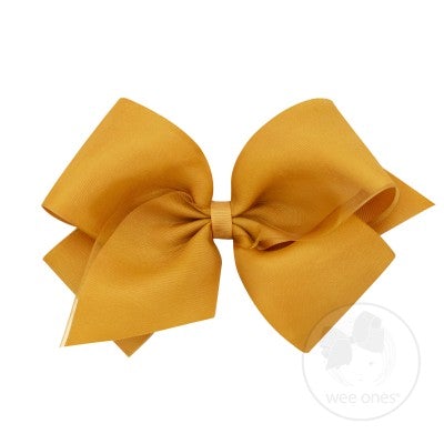 Medium Organza Overlay Grosgrain Hair Bow