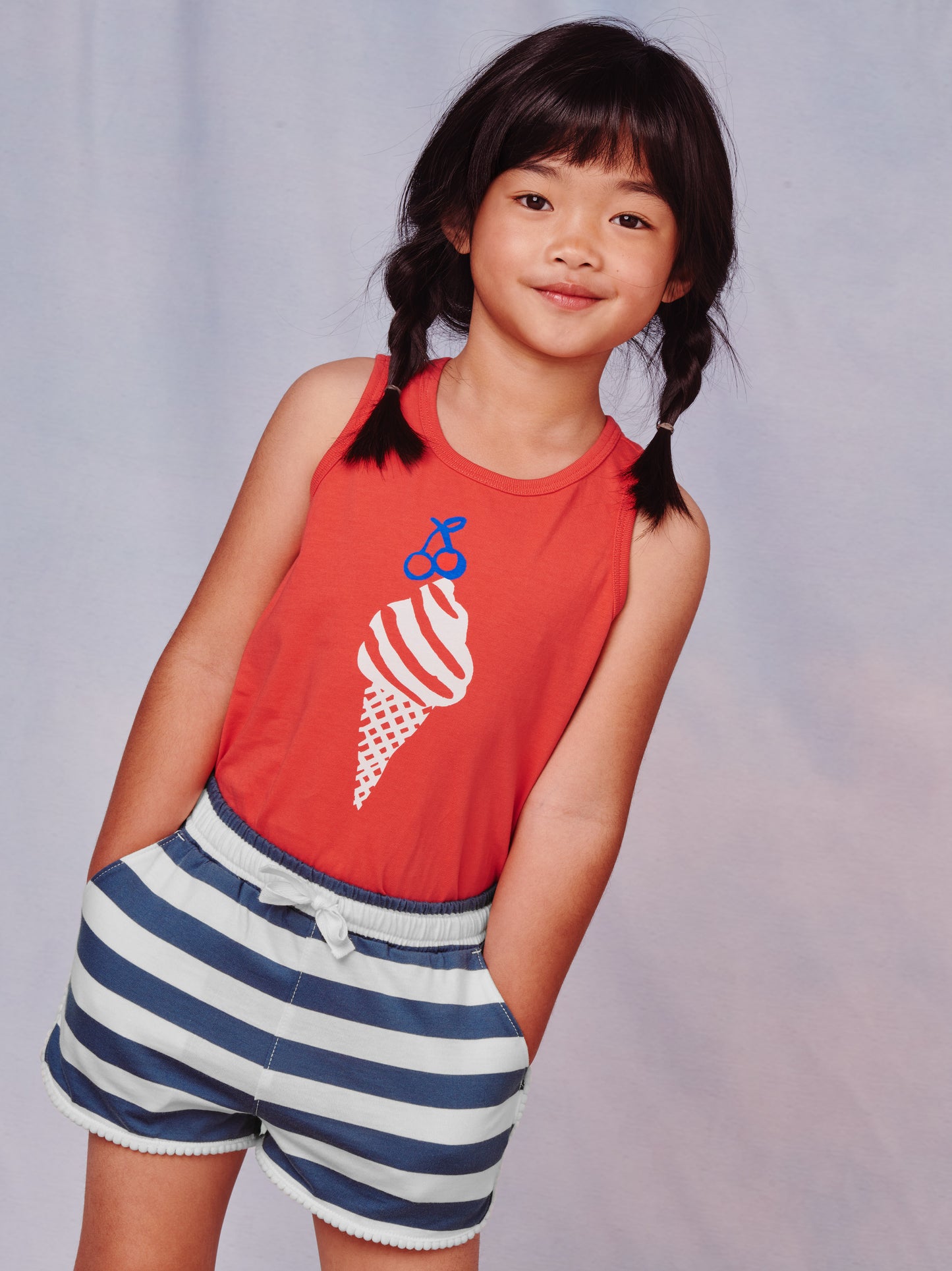 Pom-Pom Shorts - Cobalt