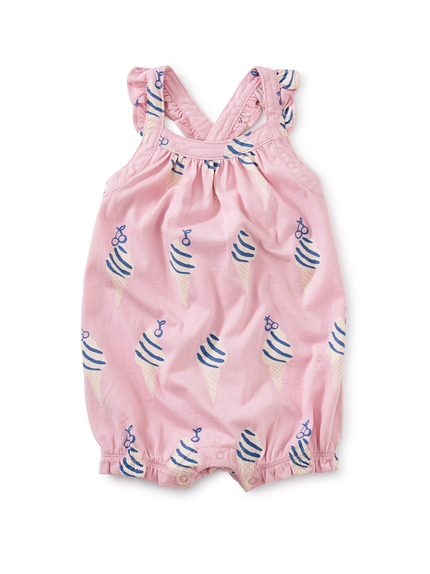 Cross-Back Baby Romper - Gelado