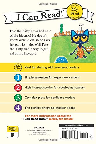 Pete the Kitty and the Case of the Hiccups - My First - I Can Read Books