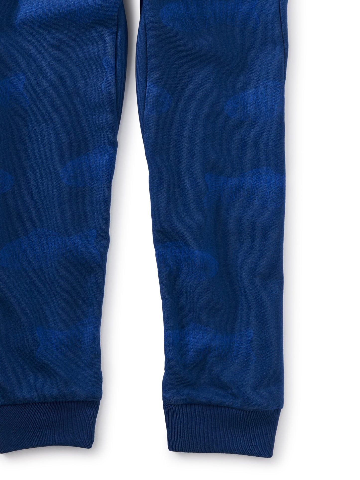 Printed Uni Jogger - Bluefish